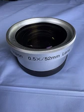 Diamond Vision 0.5x/52mm Lens Made In Japan + Adapter Metal Ring Bower 40.5-52mm