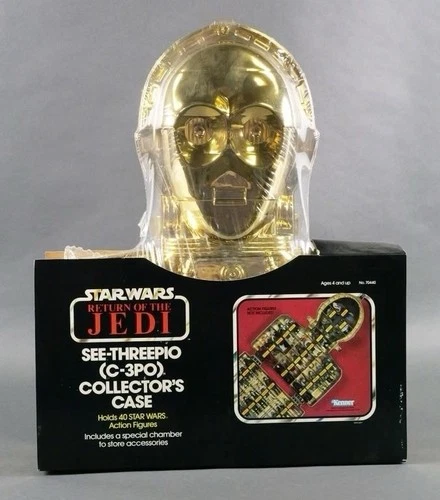 Vintage 1983 Star Wars ROTJ See-Threepio C-3PO Carrying Case Sealed MIB DZ044