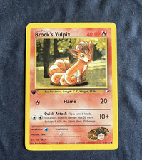 Brock's Vulpix 73/132 1st Edition Gym Heroes on eBay