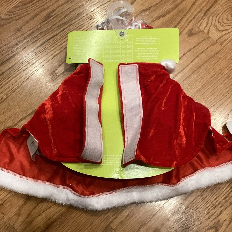 Disfraz para perro mascota vestido MRS SantaClause Navidad vacaciones Halloween traje talla mediana Foto 3 de 4