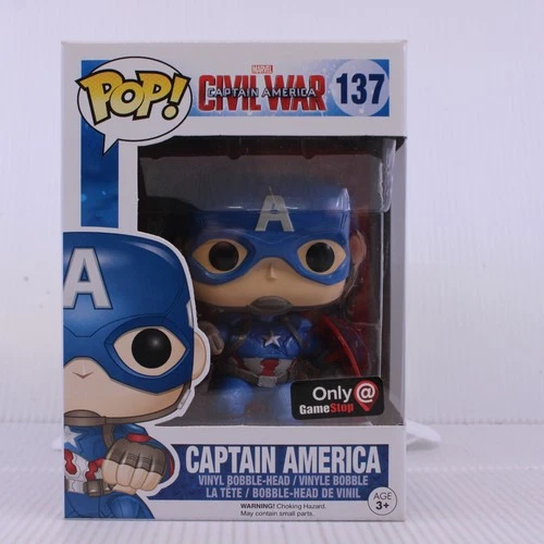 G5 Funko Pop Marvel CAPTAIN AMERICA Gamestop Exclusive Vinyl Figure 137