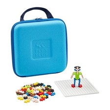 Building Set with Travel Case, 3D Open Ended Stem Toy for Kids, 100 Basic Mix