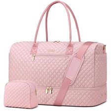 Travel Weekender Bags for Women - Duffle Bag Women with Shoe Compartment Carr...
