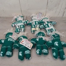 Lot Of 7 Michigan State Spartans Dammit Doll Plush NCAA College