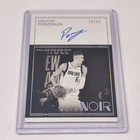 2020-21 Panini Noir Autographs Auto KRISTAPS PORZINGIS /49!!
