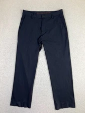 Rhone Pants Mens 30x27 Black Commuter Performance Hidden Zip Pocket Style 100161