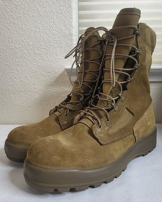 Belleville USGI Mens Tan Suede Gore Tex Military Boots Size 11.5R Made in USA