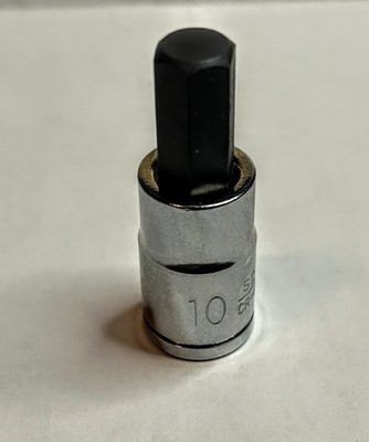 Pittsburgh  Hex Bit Socket - H 10 -  10 mm x 3/8'' -Free USA Shipping