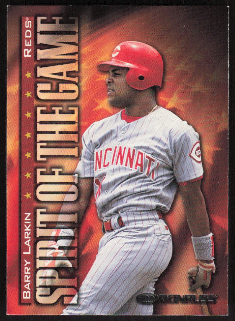1998 Donruss Barry Larkin Spirit of the Game Card #394