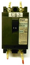 FUJI ELECTRIC AUTO BREAKER, EA32, 220VAC, 2.5kA, 2 POLE, 10A, 415VAC, JAPAN