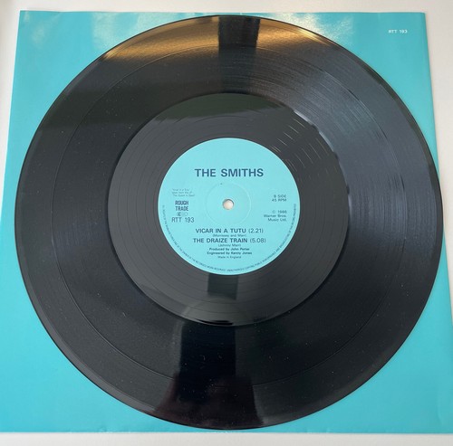 The Smiths Panic UK 12” with Sticker Sheet Rough Trade RTT 193 - 1986 EMI Inner - Picture 11 of 13