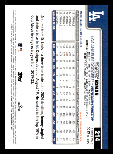 2025 Topps base singles #'s 176-350 *Free Shipping* Build Your Own Lot - Picture 79 of 351