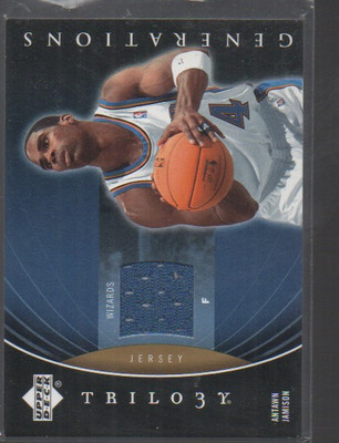 ANTAWN JAMISON 2006-07 UPPER DECK TRILOGY GENERATIONS PRESENT JERSEY #PRM-AJ