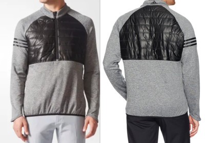 Adidas Winter Golf Pullover Herren Mens ClimaHeat Quilted Half Zip Jacket XXL