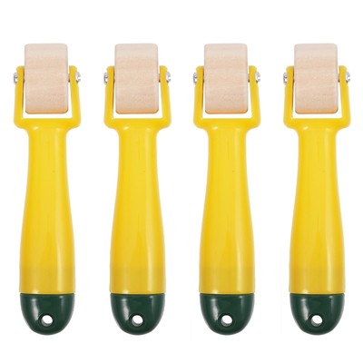 4pcs Quilting Seam Roller Sewing Seam Roller Wallpaper Roller Pressure with E...