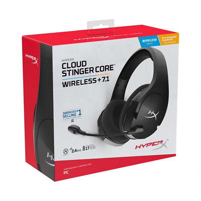 HyperX Cloud Stinger Core - Wireless Gaming Headset, for PC, 7.1 Surround Sound,