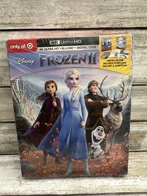 Frozen II Limited Edition Filmmaker Gallery Storybook 4K/UHD, Blu-Ray, New