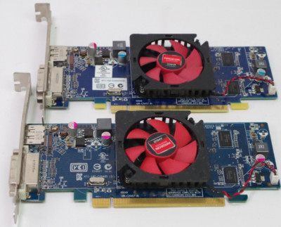 Lot of 2 AMD Radeon ATI-102-C26405(B)  Video Graphic Card DVI/ DP 0VVYN4