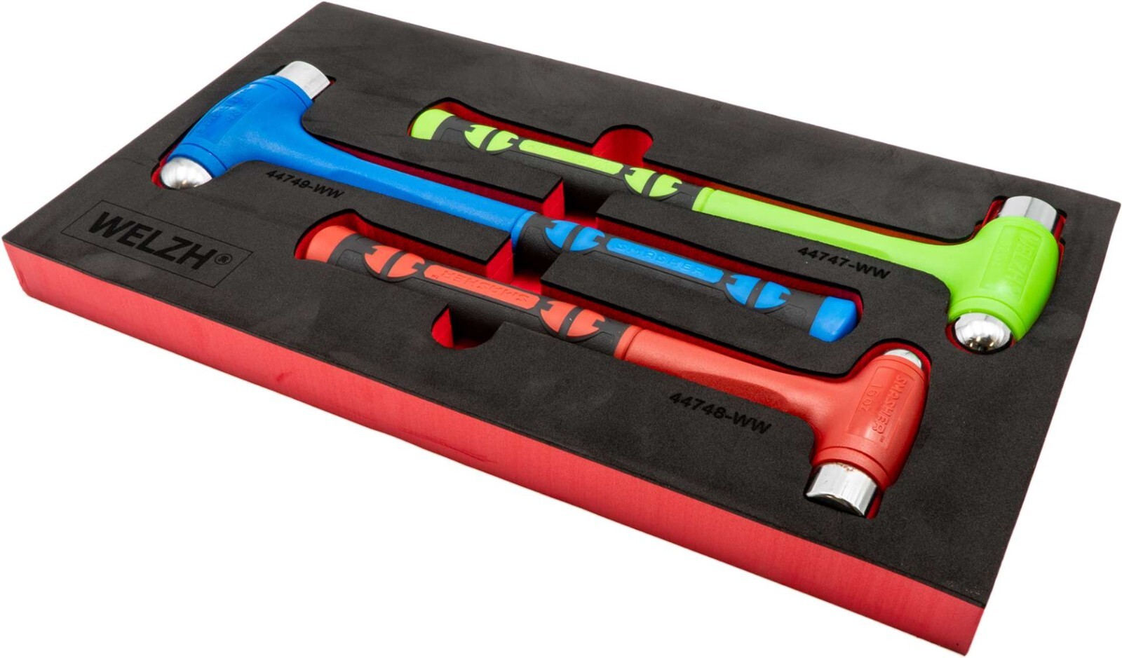 Welzh 'Smasher' Ball Pein Hammer Set 16,32 & 48oz