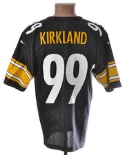 NFL PITTSBURGH STEELERS AMERICAN FOOTBALL SHIRT NIKE SIZE M ADULT #99 KIRKLAND