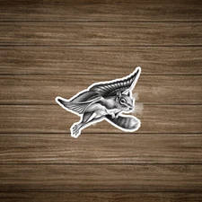 Vintage Flying Squirrel Illustration Sticker - Detailed Realistic Sketch Art #18