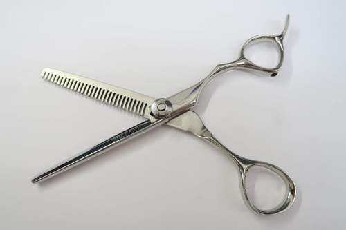 Mizutani BLACK-SMITH Fit Thinning Shears 5.8" 30% Offset Right-Handed Used Japan - Picture 3 of 6