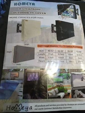 Homeya Waterproof Outdoor TV Cover