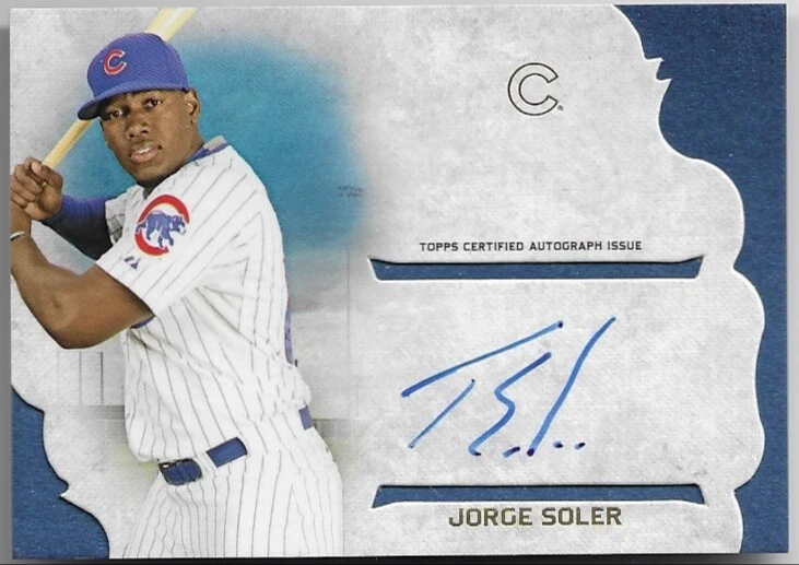 2015 Topps Supreme JORGE SOLER Simply Supreme Auto Rookie