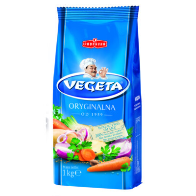 PODRAVKA - VEGETA BLUE - 1KG =1000G - GOURMET - ALL PURPOSE SEASONING MIX - MEAT