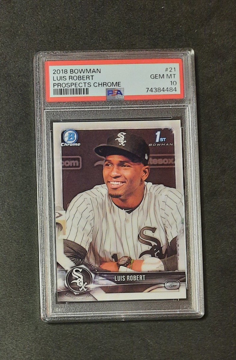 Luis Robert 2018 1st Bowman Chrome PSA 10 Chicago White Sox | eBay