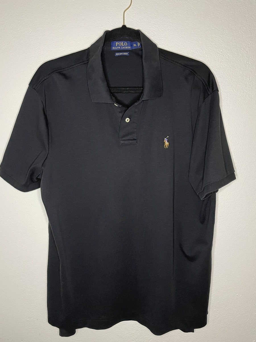 Polo Ralph Lauren - Black Polo Shirt Size XL | eBay