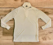Vintage 1990s Patagonia  Womens Capilene Baselayer 1/4 Zip Sz XL  White