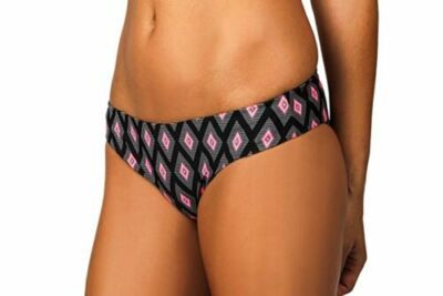Raisins Womens Swim Bottoms Swimsuit Bikini Bottom Size Small Black NWT FUL696