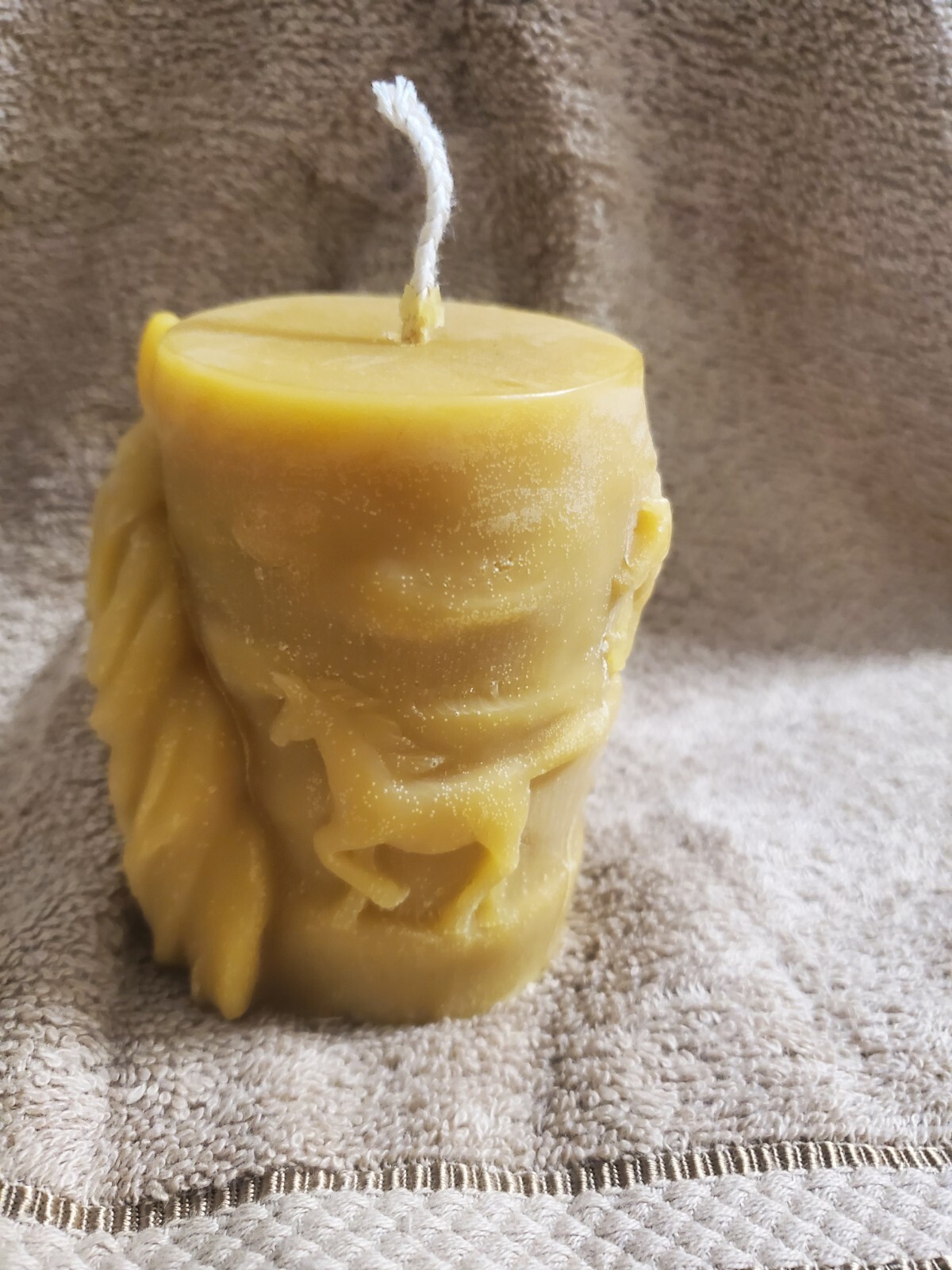 100 Percent Pure Bees Wax Candle Horse 