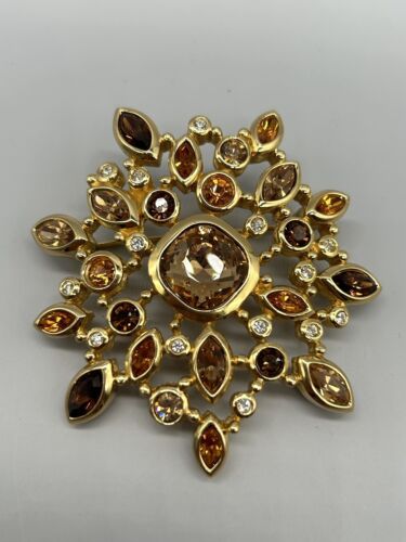 flower brooch Christian Dior - Gem flower brooch Christian Dior - Gem