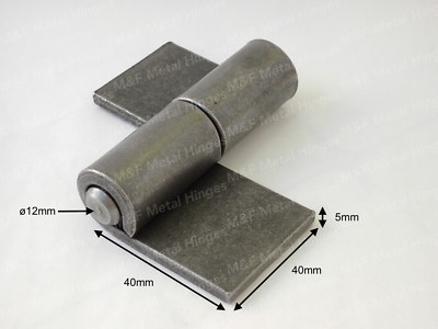 Heavy Duty Weld On Steel Hinges (1 Pair 