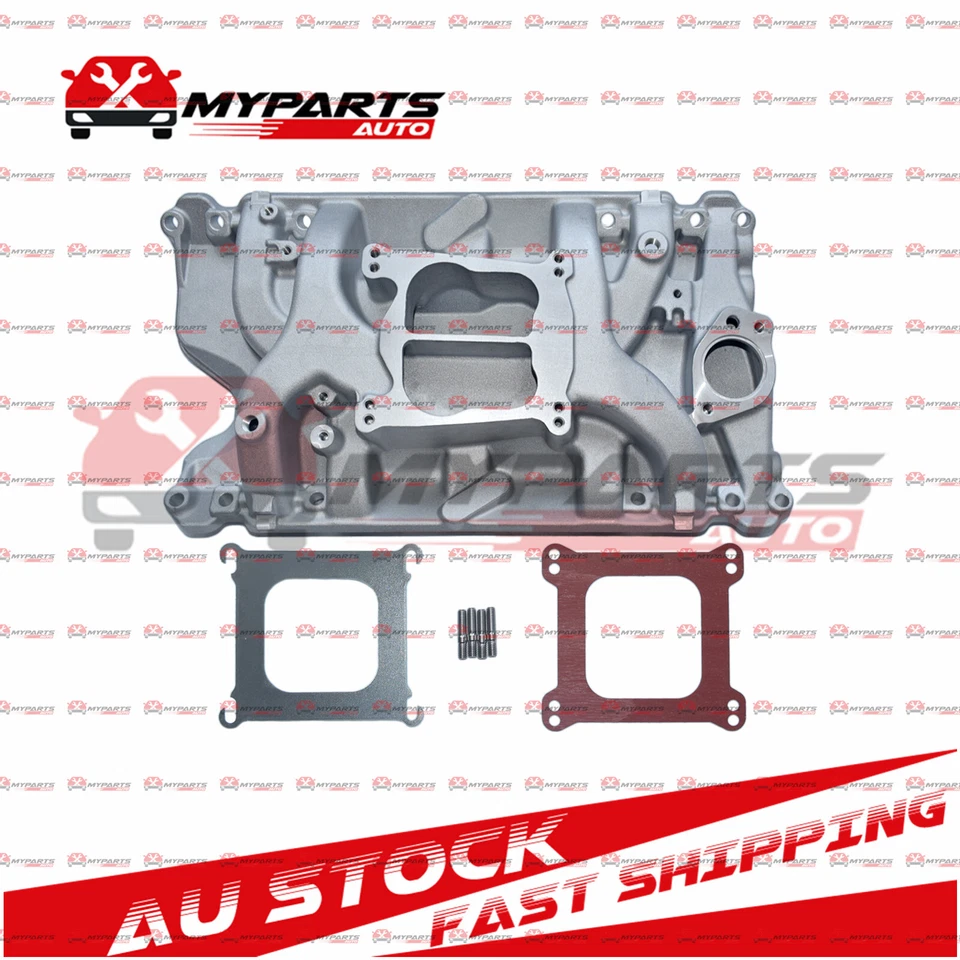 Intake Manifold For Holden 253-308 Commodore V8 Dual Plane 2194 with Gaskets - image 2 of 4