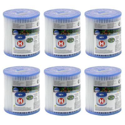 6 x INTEX Filter Filterkartusche Ersatzfilter Typ H 29007 für Pool Pumpe