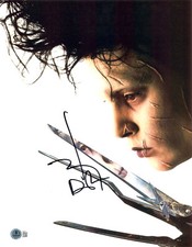 Johnny Depp Signed Autograph Edward Scissorhands 11X14 Photo Beckett BAS
