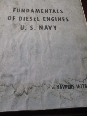 Book ''Fundamentals of Diesel Engines, US Navy'' 1951