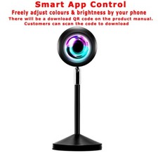 Sunset Lamp Projection Led Lights with Remote, 16 Colors Night Light 180 Rotati