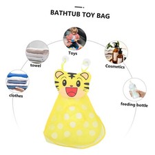 Baby Bath Toys Storage Bag Bathroom Mesh Cute Tiger Kids Basket Net Game Water