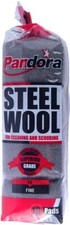 Stainless Steel Wool 0, box of 15 240 Pads 