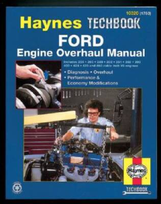 #ad #ad Ford Engine Overhaul Manual Haynes Techbook Paperback By Haynes John GOOD $14.83