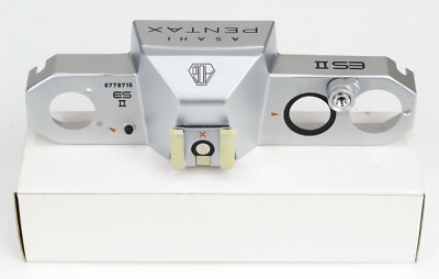 Asahi Pentax ES II Chrome top cover plate / Oberkappe ** original part NOS **