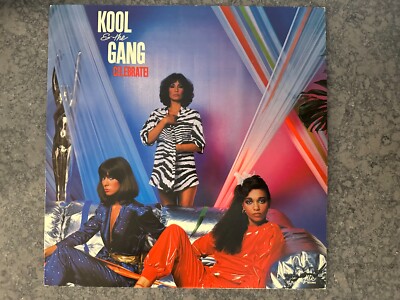 KOOL & THE GANG celebrate CLASSIC DISCO SOUL LP IN NM-(DE-LITE DSR 9518) 1980
