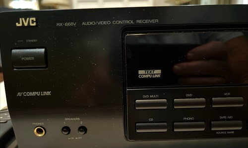 JVC RX-668VBK Audio / Video Control Stereo Receiver Compu Link Remote Bundle - Picture 8 of 10