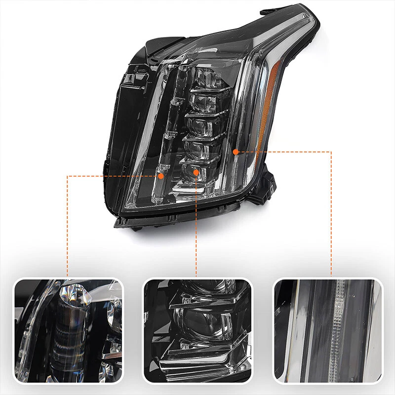 For Cadillac Escalade 2015-2020 Full LED Projector Headlight Lamp Driver Left LH Foto 4 de 4