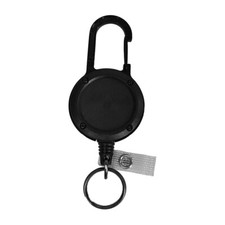 Vielseitiger Karabiner Schl??sselanh?nger mit 80cm einziehbarem Drahtseil f??r