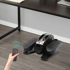 Esercitatore elettrico a pedale gambe seduto sotto scrivania macchina ellittica con telecomando casa